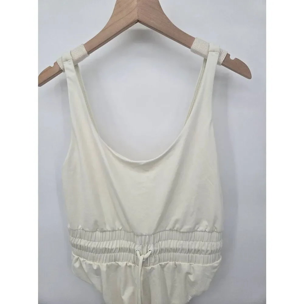 Good American Waist Framer One Piece Swimsuit Drawstring Size 2 US M